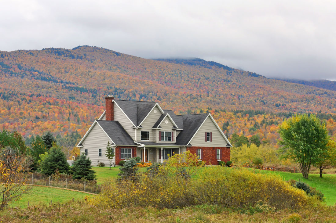 Western Massachusetts home in the Autumn